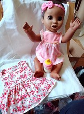 luvabella ethnic doll original dress pants & bottle with extra dress