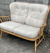 FINE MODERN ERCOL SPRINGTIME 2 SEATER SOFA ORIGINAL CLEAN CONDITION WE DELIVER
