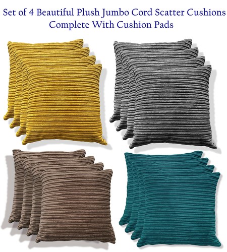 Jumbo cord scatter cushions - jumbo,