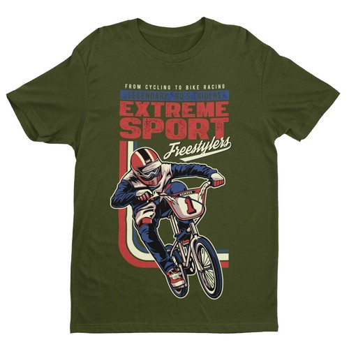 Retro cycling bmx shirt - cycling,