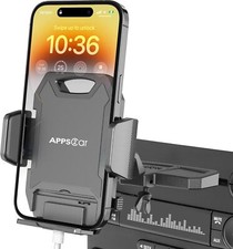 APPS2Car CD Slot Phone Mount - 360° Rotating Holder for All Smartphones