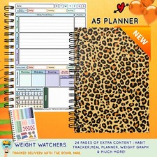 A5 Diet Food Diary WEIGHT