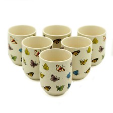 Tea Cups Set of 6 Ceramic