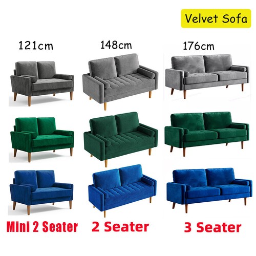 Seater velvet sofa modern - velvet,