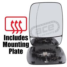 Vauxhall Vivaro Van 2014-> Heated Wide Angle Wing Mirror Glass Passenger Side