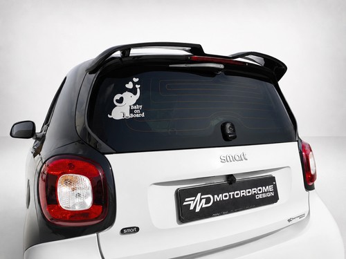 Rear roof spoiler for - roof,