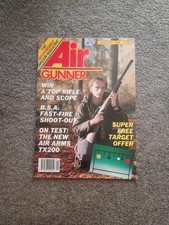 Air Gunner Jan 1990. BSA Fast Fire Shoot out, Air Arms TX200 VERY GOOD CONDITION