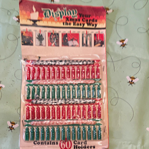 Christmas card holder display - holder,