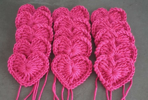 Hand crochet applique - 15,