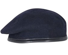 ARMY NAVY BLUE BERET OFFICER SILK LINED SMALL CROWN / HOOD BERET REME RLC RE
