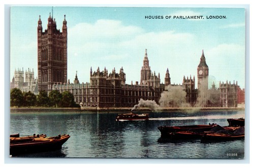 Postcard houses parliament - postcard,