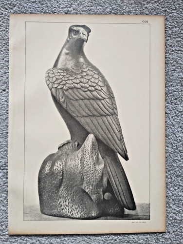 Sea eagle bizen pottery - eagle,,