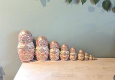 Vintage Large Russian Nesting