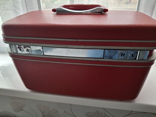 Samsonite vanity case red - case, in