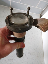 Antique Brass  SIEBE GORMAN  Admiralty Divers torch - VGC