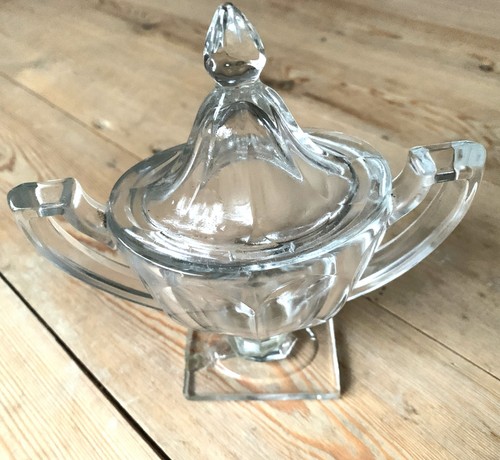Vintage art deco 1930 clear - 1930's,