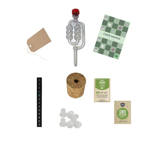 Cider making set with yeast - cider,
