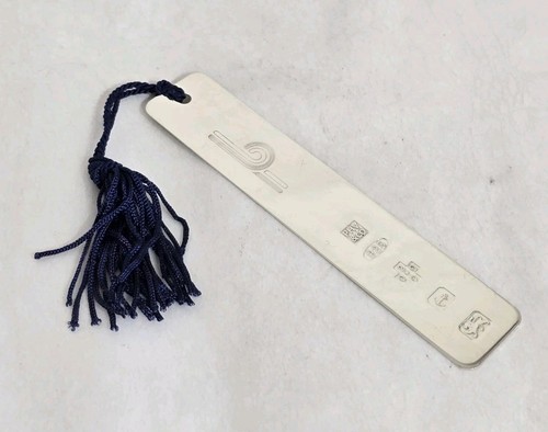 Sterling silver bookmark - sterling,
