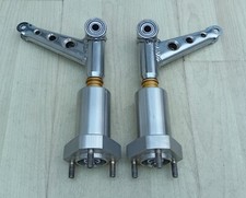 17mm Chrome Stub Axles With Hubs, M10,   Go Kart,TKM,Rotax Max,X30,Prokart,F100
