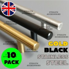 10 x Brushed Steel Gold or