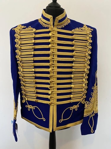 Men military uniform blue - men's,