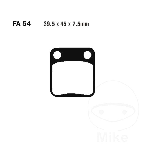 Ebc brake pads - brake, standard