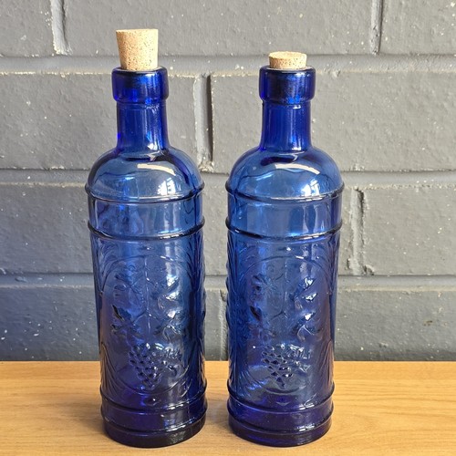 Pair vintage cobalt blue - vintage,