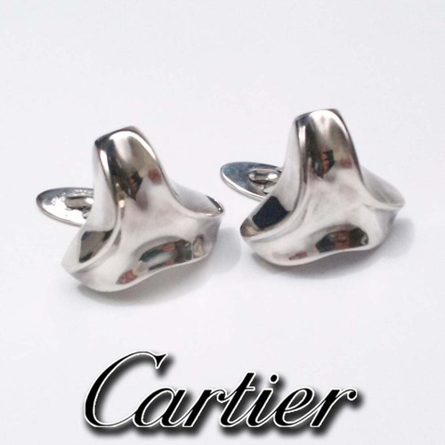 Cartier cufflinks sterling - cartier,