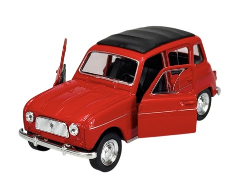 Welly old timer renault red - old,