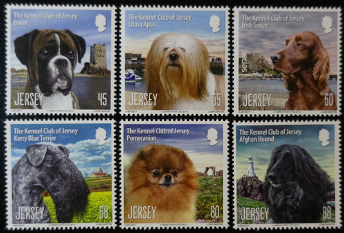 Stamps from jersey - jersey, dogs