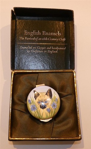 Crummels enamel trinket - crummels, box