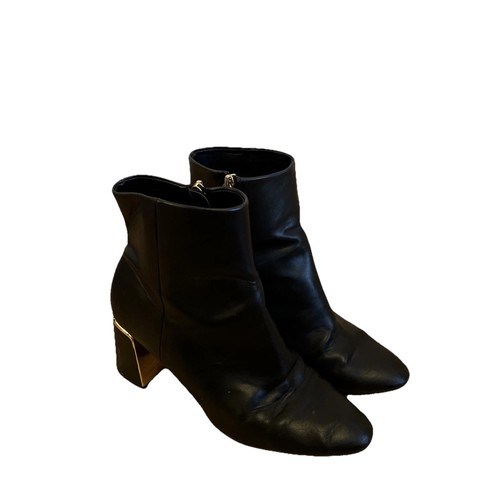 Zara basic ankle boots - basic, gold