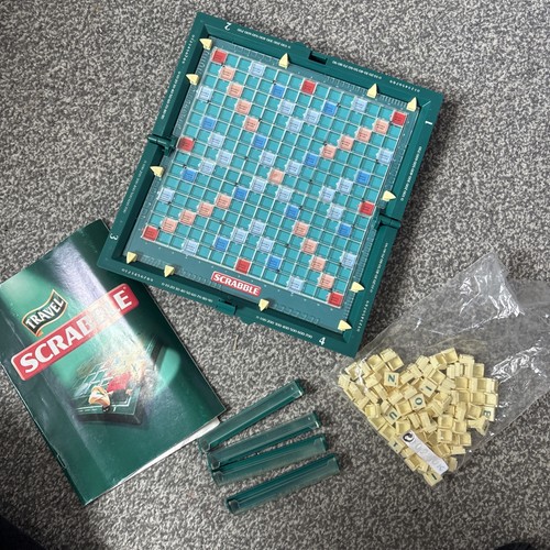 Vintage travel scrabble with - scrabble,