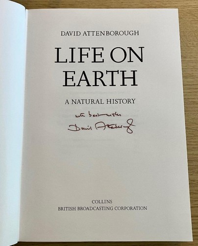 1979 david attenborough signed - 1979,