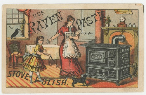Raven stove polish paste - stove,