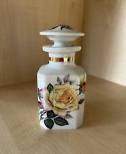 Limoges Floral Design Bottle With Lid : Vintage