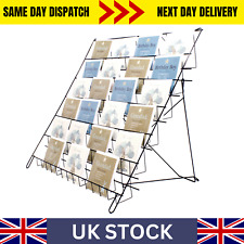 6 Tier Foldable Collapsible Counter Greeting Card & Book Display Black (E6B)