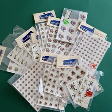 Vtg Ceramic Decals Mixed Media