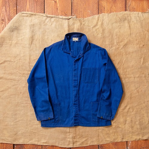 Vintage faded blue cotton - faded,