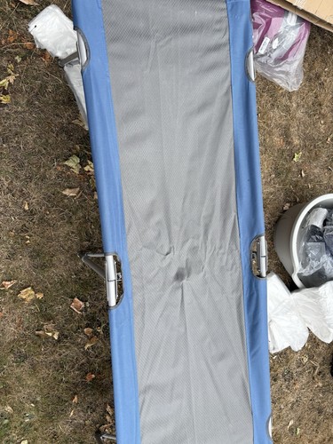 Homecall camping bed blue new - camping,