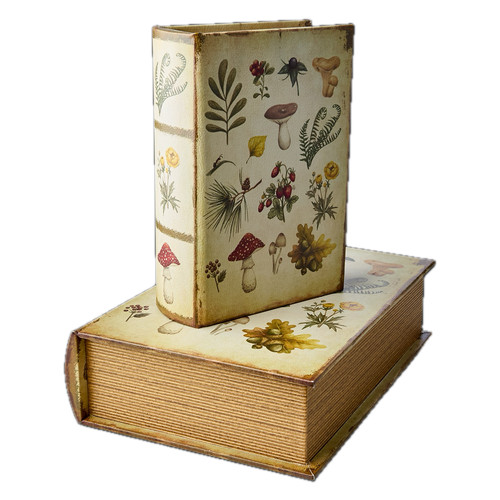 Hidden storage book box - book, x2