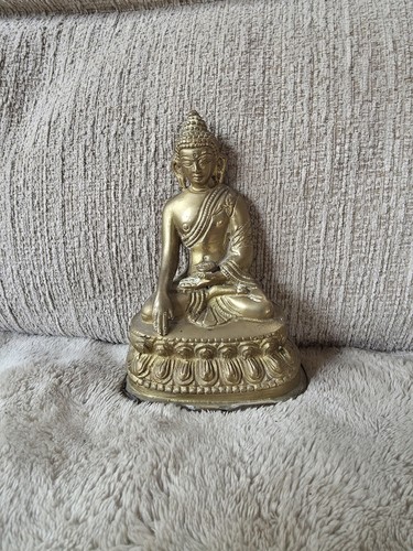 Antique buddha brass - antique,