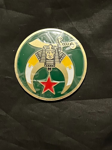 Masonic green car emblem - masonic,