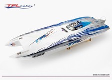 TFL Zonda Blue & White ARTR Electric Fast Race Scale RC Boat FE UK