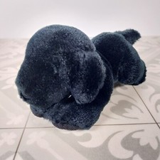 Russ Berrie Labrador Puppy Dog Beanie Soft Toy Black