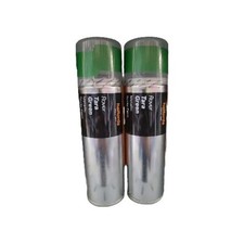 ROVER TARA GREEN METALLIC SPRAY PAINT 300ML HALFORDS X2