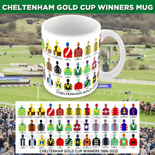 Horse Racing Cheltenham Gold Cup Winners 1986-2025 Mug National Hunt Racing Mug