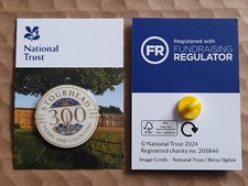National Trust STOURHEAD 300years Charity Pin Badge