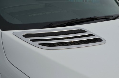Chrome bonnet hood grille - bonnet,