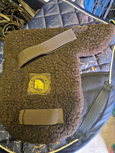 Tiny tot saddle pad brown - tiny,
